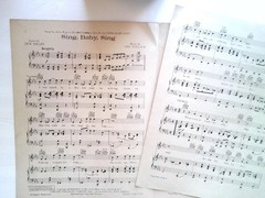 Sing, Baby, Sing Sheet Music from 20th Century Fox Lew Pollack
