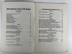 Fifty Christmas Carols of All Nations Eduardo Marzo Vintage Songbook Willis