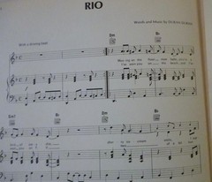 RIO Sheet Music DURAN DURAN 1982