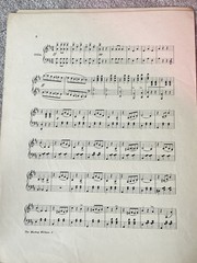 1901 THE MACKAY WALTZES Antique Sheet Music PIANO SOLO by Max Heindl