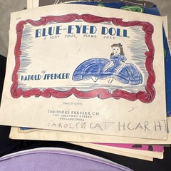 Theodore Presser Co. Blue-Eyed Doll Sheet Music Piano Solo Beginner