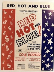 Cole Porter RED HOT AND BLUE 1936 Broadway Sheet Music Lot 5 Merman Hope Durant