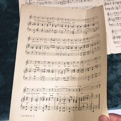 1923 Music Poster Sheet Music « Don&rsquo;t Waste Your Tears On Me