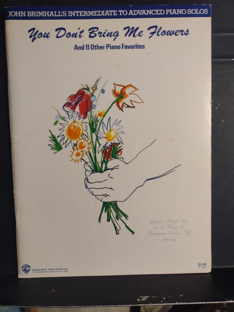 1970&rsquo;s Intermediate To Advanced Pop Piano Solos Songbook Brimhall 12 Songs New