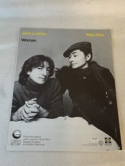 John Lennon Yoko Ono Woman Sheet Music Piano Vocal Guitar 1981 Lenono
