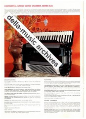 EXCELSIOR ACCORDION/ EXCELSIOLA ACCORDION 1960&rsquo;s/ 70&rsquo;s FULL COLOR CATALOG ITALY