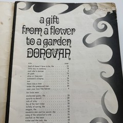 A Gift From A Flower To A Garden – Donovan – 1968 Songbook Sheet Music