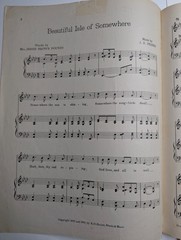 1901 William McKinley Funeral Sheet Music Beautiful Isle of Somewhere JS Fearis