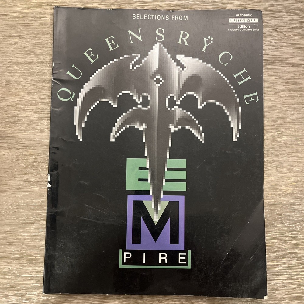 Queensryche EMPIRE Guitar Tab Edition Book (1991) – Rare & Hard To Find