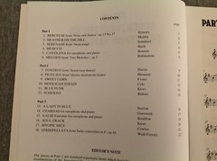 First Repertoire Pieces For Saxophone