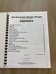 Blues & Rag Piano & All American Boogie Woogie Bill Irwin Spiral Bound Books VTG