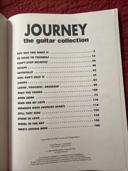 Journey Guitar Tab Songbook The Guitar Collection 167 Pages Piano Vocals VG