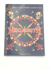 Megadeth Guitar Tablature Tab Song Book – Capitol Punishment Instructional