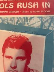 Vintage Sheet Music Fools Rush In-Rick Nelson Pop Early Rock & Roll