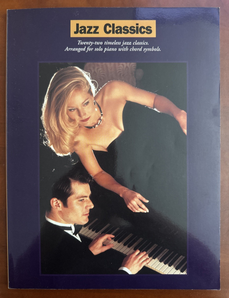 Jazz Classics Sheet Music Book 22 Songs Solo Piano Chord Symbols Amsco 1996