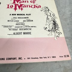 Vintage Man Of La Mancha Vocal Selections Songbook Piano Solo Singer Sam Fox USA