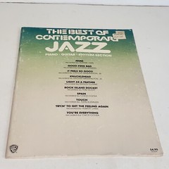 Vintage 1977 The Best Of Contemporary Jazz Sheet Music 10 Songs Songbook