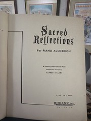 Vintage Accordion Songbook Sacred Reflections A Treasury Of Devotional Music VG