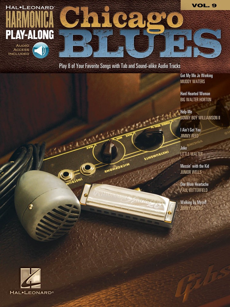 Chicago Blues Harmonica Play-Along Vol 5 Harp Sheet Music Song Book Online Audio