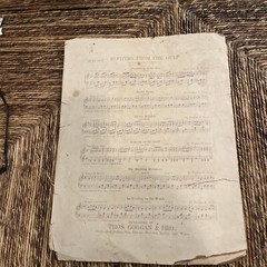 Original 1904 Der Garten Verein March And Two-Step Sheet Music Galveston