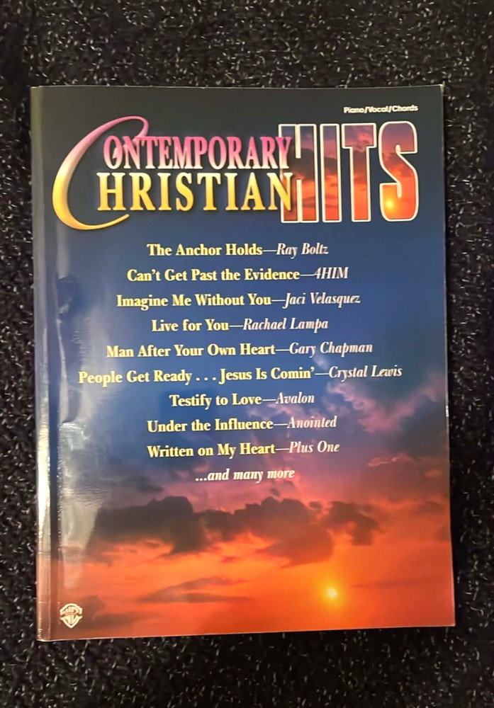 CONTEMPORARY CHRISTIAN HITS SONGBOOK PIANO/VOCAL/CHORDS 2001 25 SONGS CLEAN