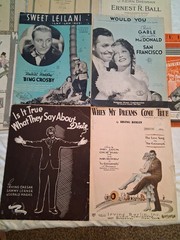 Lot of Piano Sheet Music and Books 1901 through 1920&rsquo;s