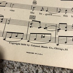 1938 Ah So Pure From Opera Martha King’s Jesters Sheet Music VTG