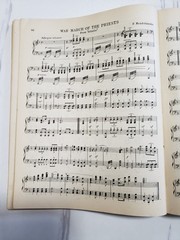 Antique 1918 Latin / English « Masterpieces of Piano Music » book