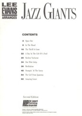 Lee Evans Arranges JAZZ GIANTS – Second Edition – 1989 Hal Leonard / HL00240254
