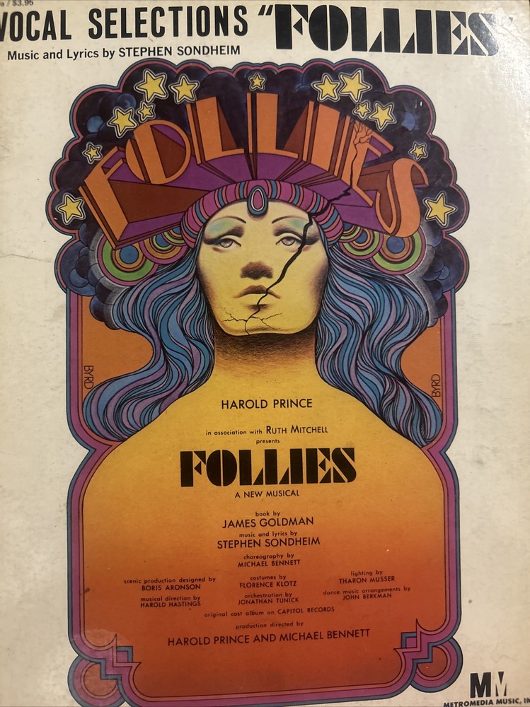 Vocal Selections -Follies-Music and lyrics by Stephen Sondheim (1971) 13009a