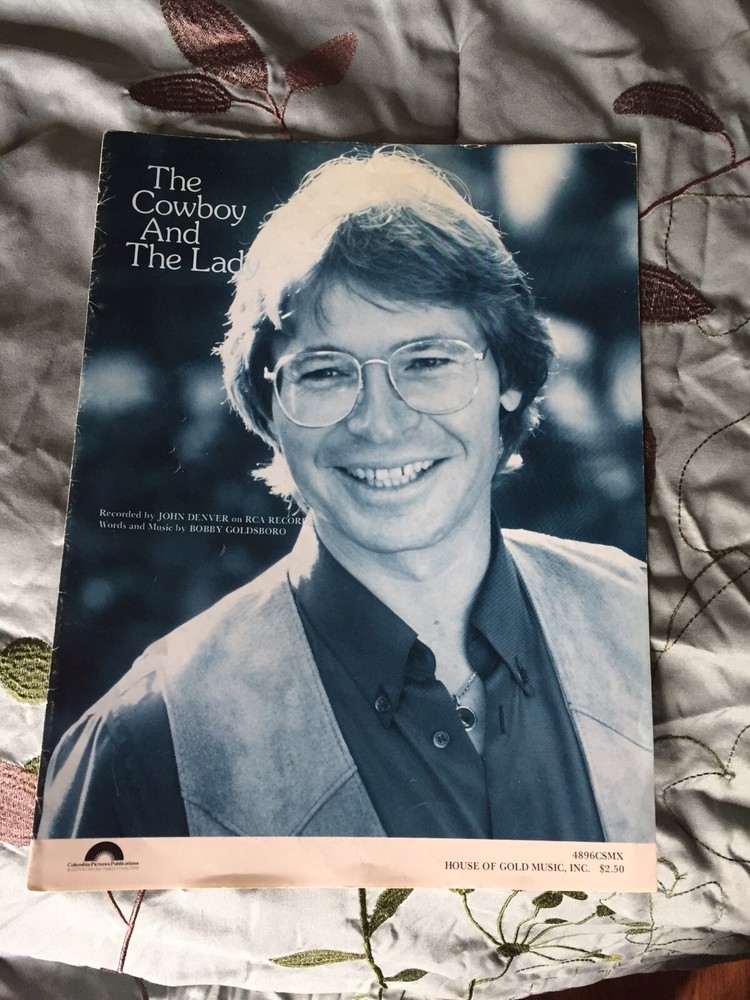 John Denver Sheet Music The Cowboy And The Lady 1981