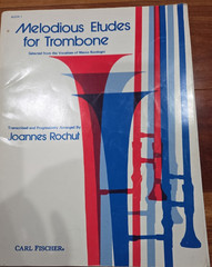 Melodious Etudes for Trombone Book 1 Paperback by Joannes Rochut Carl Fischer
