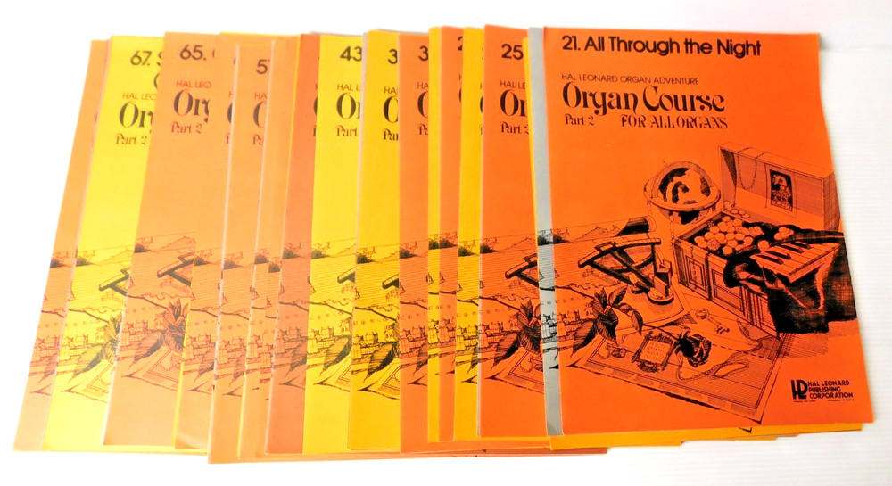 21-44, 46-47, 49-54, 56-74, 77,78 Hal Leonard Organ Adventure Part 2 Sheet Music