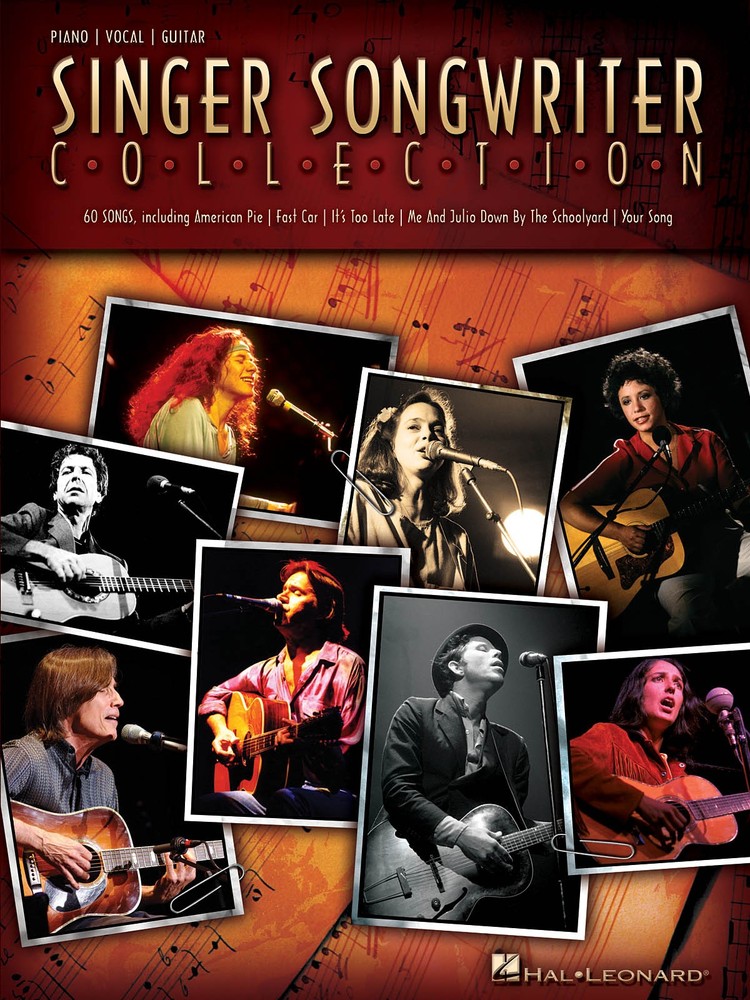 Singer Songwriter Collection for Piano Sheet Music Guitar Chords 60 Songs Book