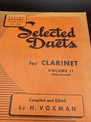 Vintage Selected Duets for Clarinet Vol. ll Rubank Inc
