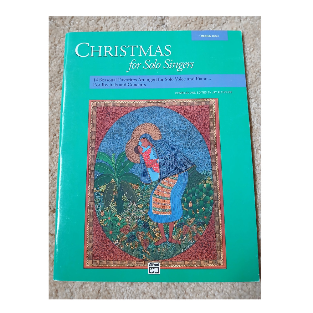 Alfred Music Christmas for Solo Singers Holiday Song Book Medium High Voice