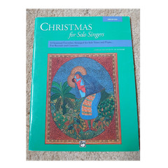 Alfred Music Christmas for Solo Singers Holiday Song Book Medium High Voice