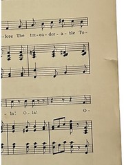 1901 Sheet Music THE TOREADOR New Musical Play Lionel Monckton & Ivan Caryll