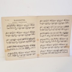 Antique 1901 Marionettes Polka Francaise Sheet Music by Geza Horvath