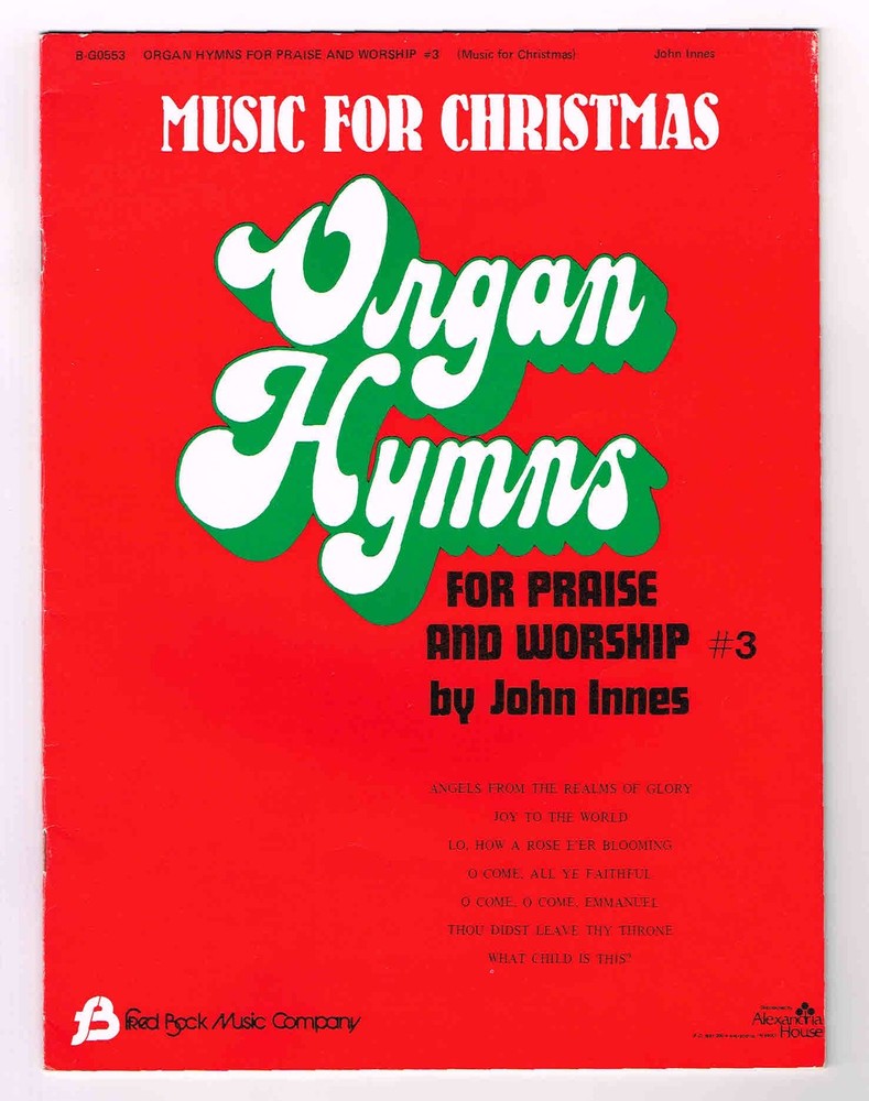 Pre-Owned Music for Christmas Organ Hymns for Praise and Worship #3