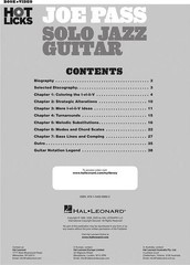 Joe Pass – Solo Jazz Guitar Instructional Book with Online Video Lessons – Fr…