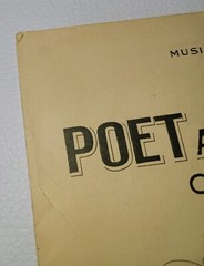 1924 Poet and Peasant Overture Sheet Music Von Suppé Piano Antique