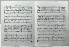 The Scattered Leaves Stanley Hoffman Unison Chorus Solo Voice Piano Sheet Music