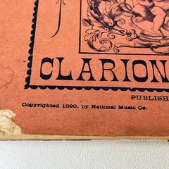 1890 The Common Sense Clarinet Instructor Music Book National Music Co Chicago