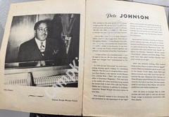 RARE Vtg 1941 5 Boogie Woogie Piano Solos Pete Johnson Sheet Music Book Leeds