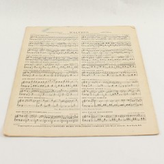 Antique 1908 Sheet Music For Piano The Merry Widow Waltz by Franz Lehar