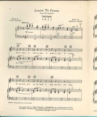 Harold ARLEN & Jack Yellen – LEARN TO CROON: You Said It – 1930 Broadway