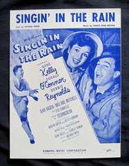SINGIN&rsquo; IN THE RAIN – Sheet Music – title song from 1952