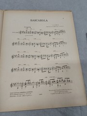 Isaac Albeniz Barcarola Sheet Music Classical Dr Severino S Garcia Fortea Spain