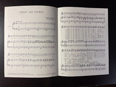 CHUCK BERRY SHEET MUSIC REELIN AND ROCKIN-SUER RARE CRISP-3883